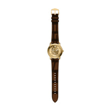 Load image into Gallery viewer, Fossil Heritage Automatic Brown Croco Leather Watch