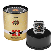 Load image into Gallery viewer, Machine X1 42mm Automatic Black Silicone Watch