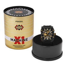 Load image into Gallery viewer, Machine X1 42mm Automatic Black Silicone Watch