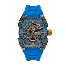 Load image into Gallery viewer, Machine X1 42mm Automatic Blue Silicone Watch