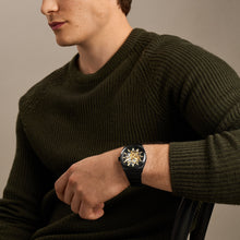 Load image into Gallery viewer, Fossil Everett Black Analogue Watch ME3289