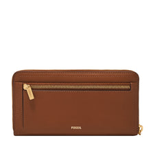 Load image into Gallery viewer, Logan RFID Zip Around Clutch