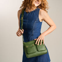 Load image into Gallery viewer, Maysen Leather Cargo Crossbody Bag
