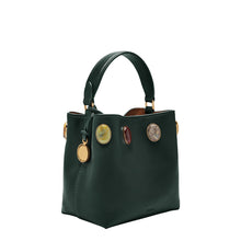 Load image into Gallery viewer, Jessie Leather Small Bucket Crossbody Bag