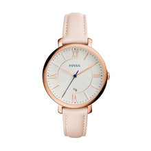 Load image into Gallery viewer, Jacqueline Date Blush Leather Watch