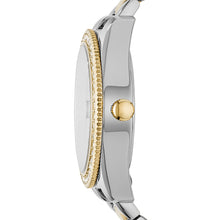 Load image into Gallery viewer, Scarlette Mini Three-Hand Date Two Tone Stainless Steel Watch