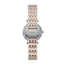 Load image into Gallery viewer, Carlie Mini Three-Hand Two-Tone Stainless Steel Watch