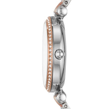 Load image into Gallery viewer, Carlie Mini Three-Hand Two-Tone Stainless Steel Watch