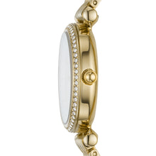 Load image into Gallery viewer, Carlie Mini Three-Hand Gold-Tone Stainless Steel Watch
