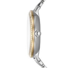 Load image into Gallery viewer, Jacqueline Sun Moon Multifunction Two-Tone Stainless Steel Watch