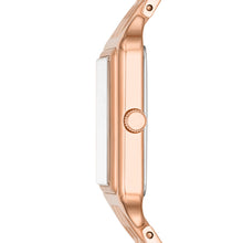 Load image into Gallery viewer, Raquel Three-Hand Date Rose Gold-Tone Stainless Steel Watch