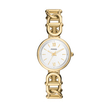 Load image into Gallery viewer, Carlie Three-Hand Gold-Tone Stainless Steel Watch