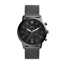 Load image into Gallery viewer, Neutra Chronograph Smoke Stainless Steel Mesh Watch