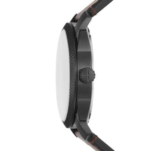 Load image into Gallery viewer, Machine Three-Hand Date Brown Leather Watch