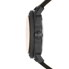 Load image into Gallery viewer, Machine Three-Hand Date Dark Brown LiteHide™ Watch