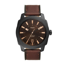Load image into Gallery viewer, Machine Three-Hand Date Dark Brown LiteHide™ Watch