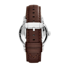 Load image into Gallery viewer, Townsman Automatic Leather Watch Brown