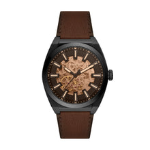 Load image into Gallery viewer, Everett Automatic Dark Brown LiteHide™ Watch