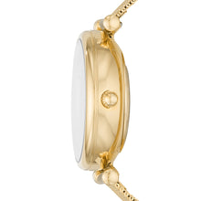 Load image into Gallery viewer, Carlie Automatic Gold-Tone Stainless Steel Watch Mesh Watch - Fossil Singapore