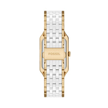 Load image into Gallery viewer, Raquel 26mm Three-Hand Date Gold-Tone Stainless Steel &amp; White Ceramic Watch
