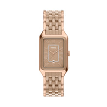 Load image into Gallery viewer, Raquel 26mm Three-Hand Date Rose Gold-Tone Stainless Steel &amp; Salted Caramel Ceramic Watch
