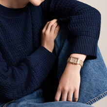 Load image into Gallery viewer, Raquel 26mm Three-Hand Date Rose Gold-Tone Stainless Steel &amp; Salted Caramel Ceramic Watch
