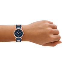 Load image into Gallery viewer, Fossil Carlie Blue Analogue Watch CE1140
