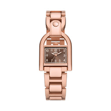 Load image into Gallery viewer, Harwell Three-Hand Rose Gold-Tone Stainless Steel Watch
