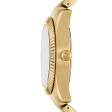 Load image into Gallery viewer, Scarlette Three-Hand Date Gold-Tone Stainless Steel Watch
