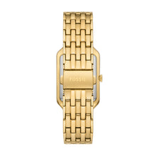 Load image into Gallery viewer, Raquel Three-Hand Date Gold-Tone Stainless Steel Watch
