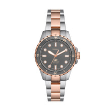 Load image into Gallery viewer, Fossil Blue Dive Three-Hand Two-Tone Stainless Steel Watch
