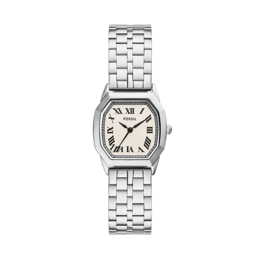 Harlow Three-Hand Stainless Steel Watch