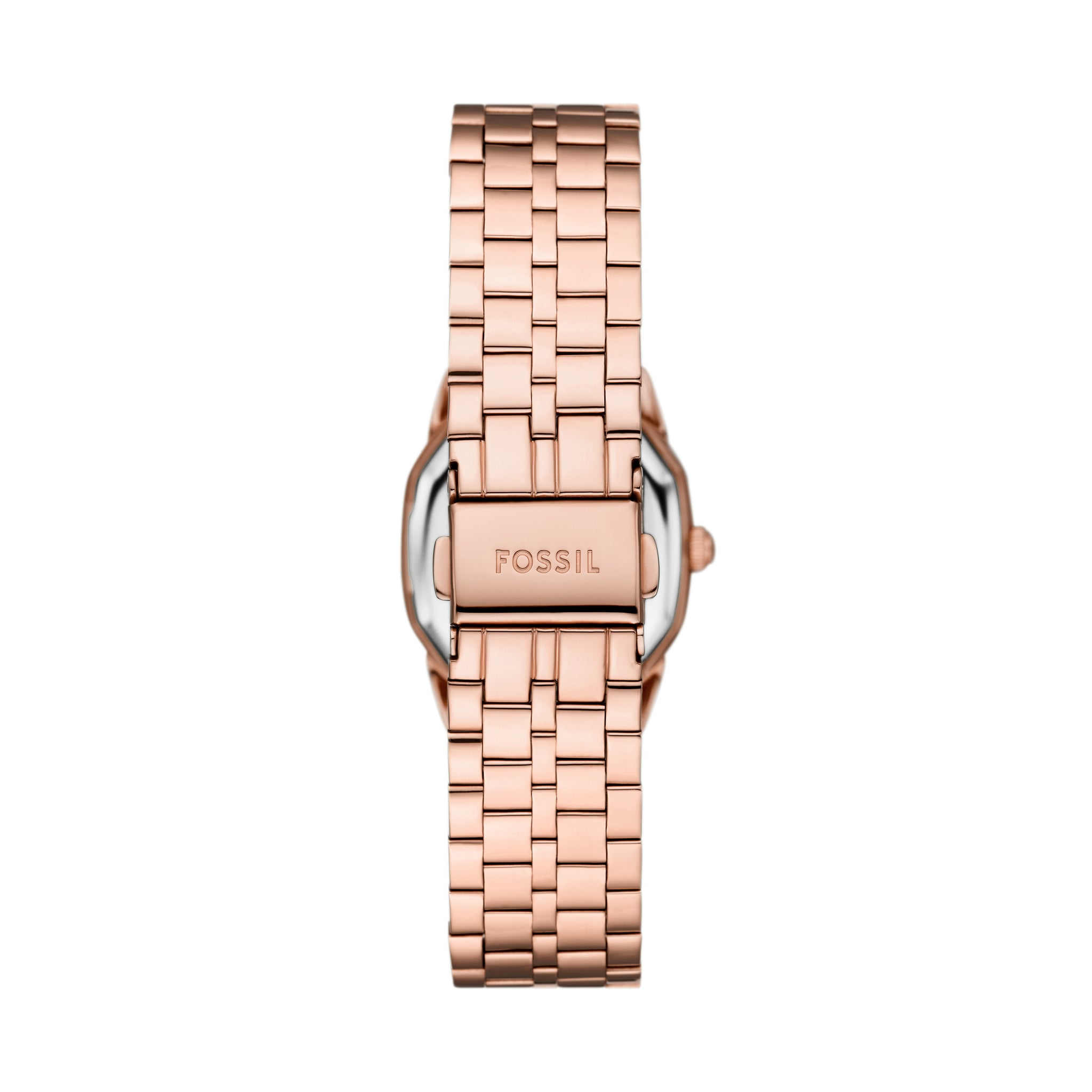 Fossil Heritage Fossil Rose Gold Watch Men Harlow Three-Hand Rose