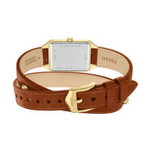 Load image into Gallery viewer, Raquel Three-Hand Date Brown Leather Watch

