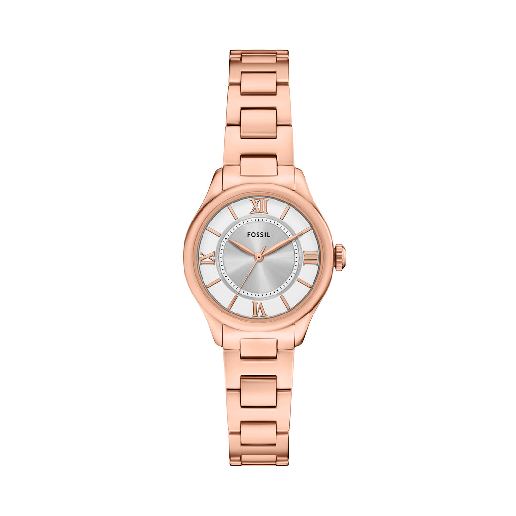 Gilmore Three-Hand Rose Gold-Tone Stainless Steel Watch