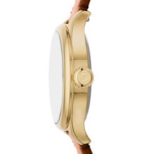 Load image into Gallery viewer, Raquel Three-Hand Date Brown Leather Watch
