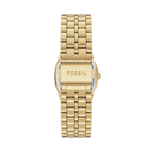 Load image into Gallery viewer, Harlow Three-Hand Gold-Tone Stainless Steel Watch
