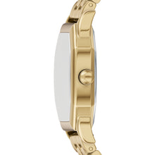 Load image into Gallery viewer, Harlow Three-Hand Gold-Tone Stainless Steel Watch
