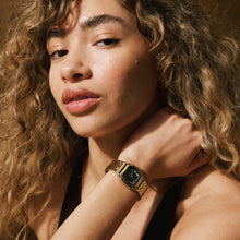 Load image into Gallery viewer, Harlow Three-Hand Gold-Tone Stainless Steel Watch

