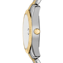 Load image into Gallery viewer, Scarlette Three-Hand Two-Tone Stainless Steel Watch
