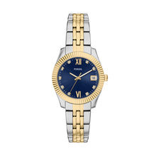 Load image into Gallery viewer, Scarlette Three-Hand Two-Tone Stainless Steel Watch
