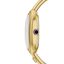 Load image into Gallery viewer, Sloan Three-Hand Gold-Tone Stainless Steel Watch Bangle
