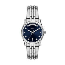 Load image into Gallery viewer, Scarlette Three-Hand Day-Date Stainless Steel Watch
