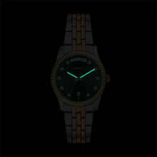 Load image into Gallery viewer, Scarlette Three-Hand Day-Date Two-Tone Stainless Steel Watch
