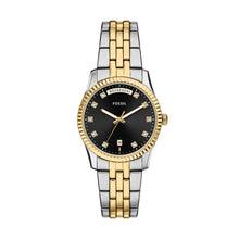 Load image into Gallery viewer, Scarlette Three-Hand Day-Date Two-Tone Stainless Steel Watch
