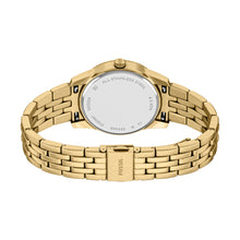 Load image into Gallery viewer, Scarlette Three-Hand Day-Date Gold-Tone Stainless Steel Watch
