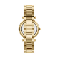 Load image into Gallery viewer, Carlie Three-Hand Gold-Tone Stainless Steel Watch
