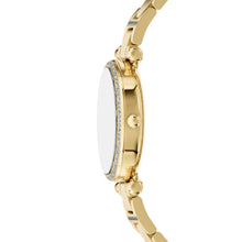 Load image into Gallery viewer, Carlie Three-Hand Gold-Tone Stainless Steel Watch
