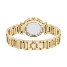 Load image into Gallery viewer, Carlie Three-Hand Gold-Tone Stainless Steel Watch
