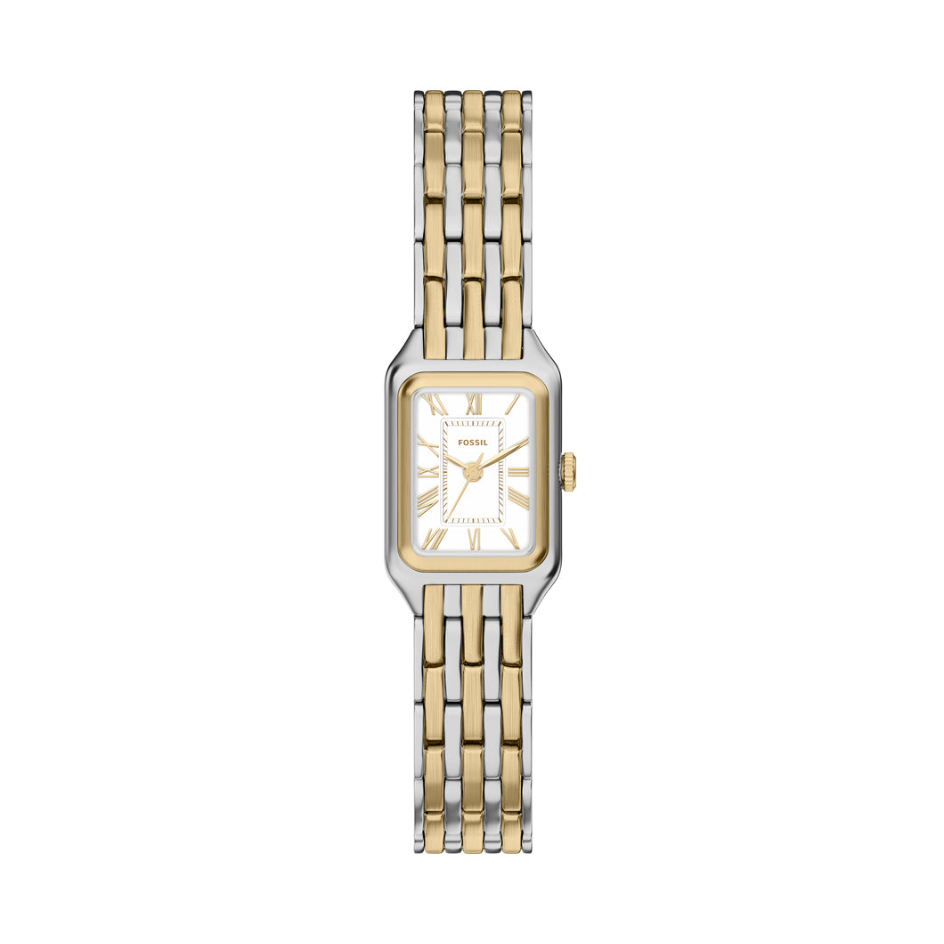 Raquel Mini 18mm Three-Hand Two-Tone Stainless Steel Watch